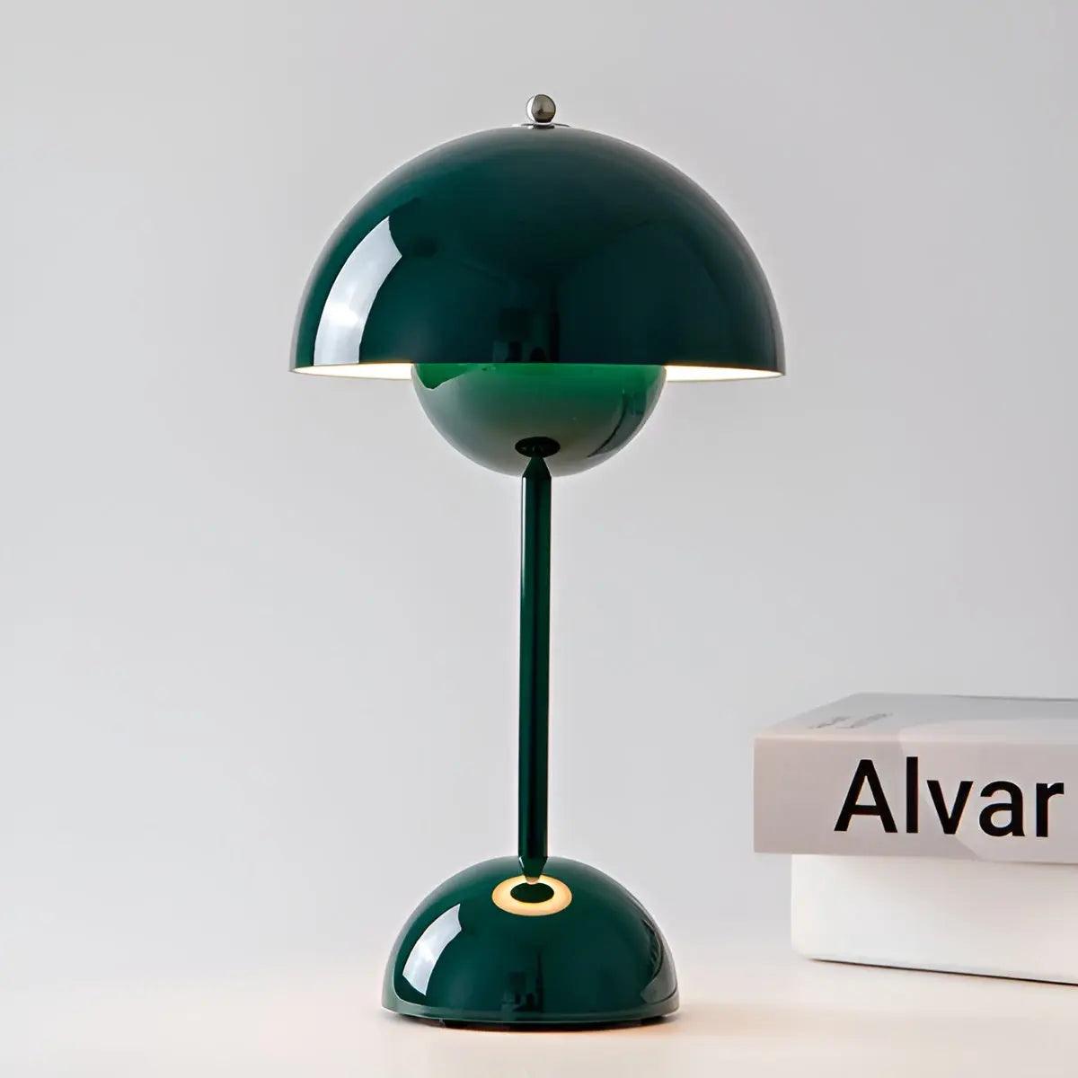SnowGlow – Chic Modern Table Lamp for Soft, Diffused Light