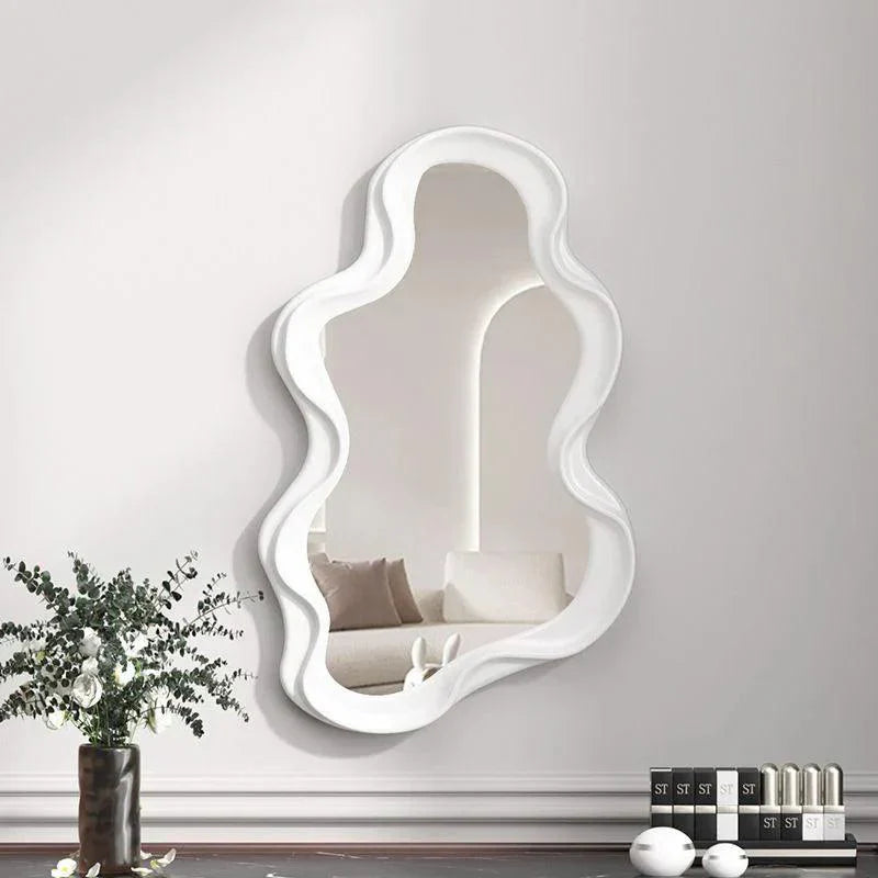 Cloud-Shaped Decorative Mirror – Stylish Makeup and Dressing Mirror for Home Décor, 40.5x23cm 0