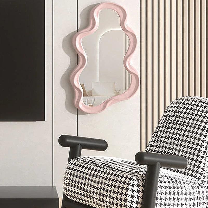 Cloud-Shaped Decorative Mirror – Stylish Makeup and Dressing Mirror for Home Décor, 40.5x23cm 4
