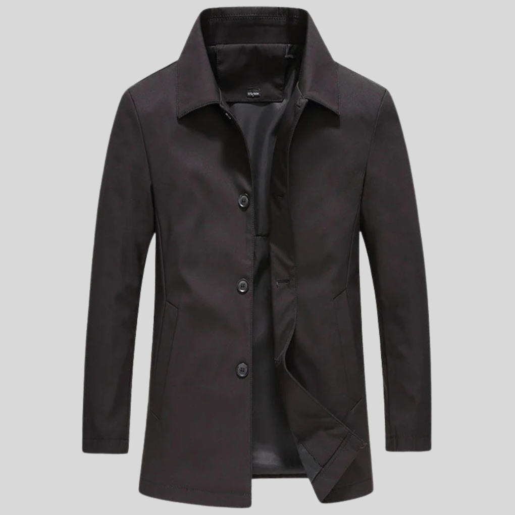 Clyde | Elegant Long Coat for Men 0