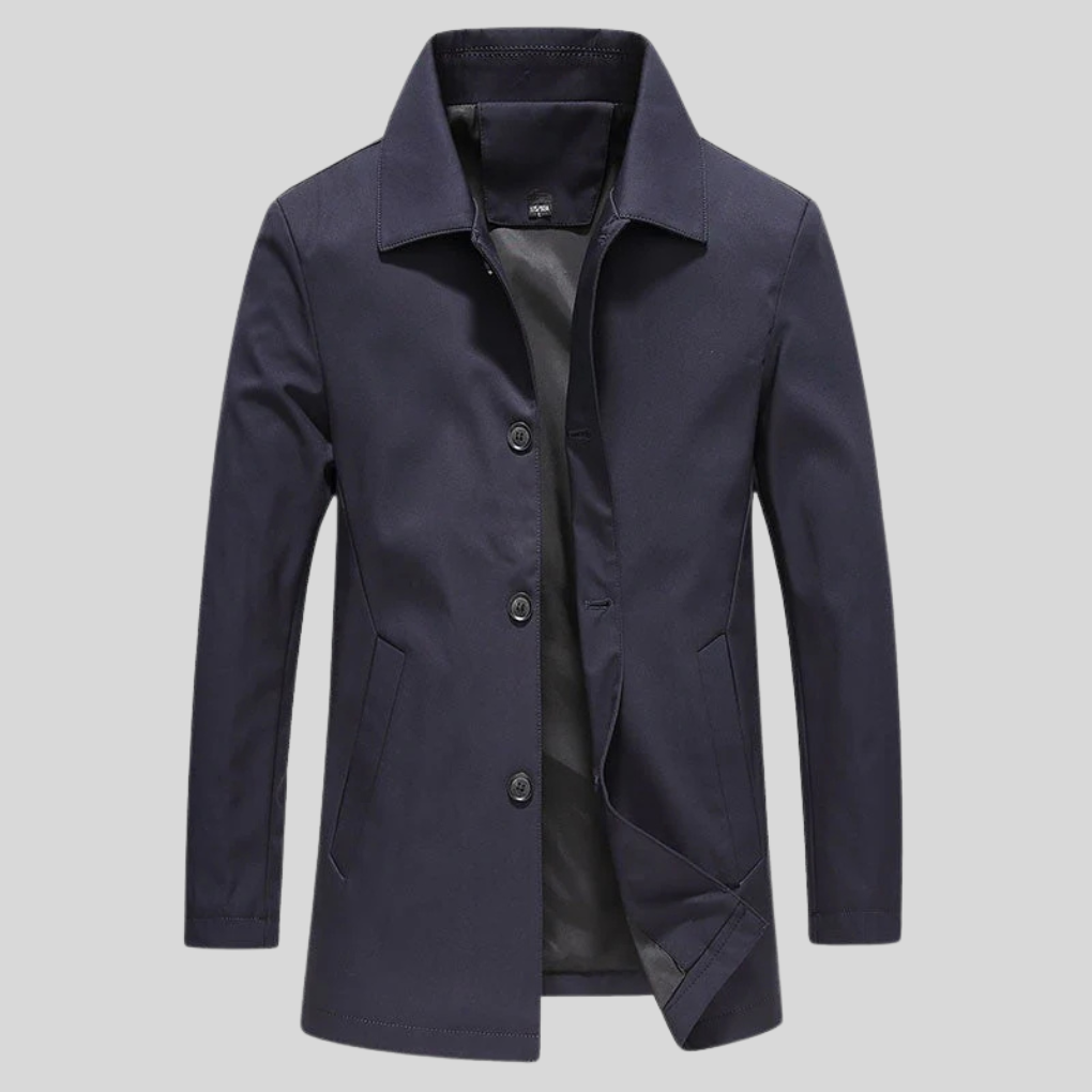 Clyde | Elegant Long Coat for Men 1