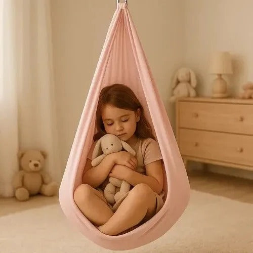 CocoonNest | Cozy Versatile Sensory Swing for Indoor and Outdoor Use 0