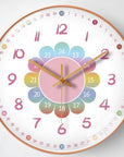 Colorful Children's Wall Clock for Learning Time – Eco-Friendly Design, 20 cm, Easy Installation 1