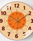 Colorful Children's Wall Clock for Learning Time – Eco-Friendly Design, 20 cm, Easy Installation 3