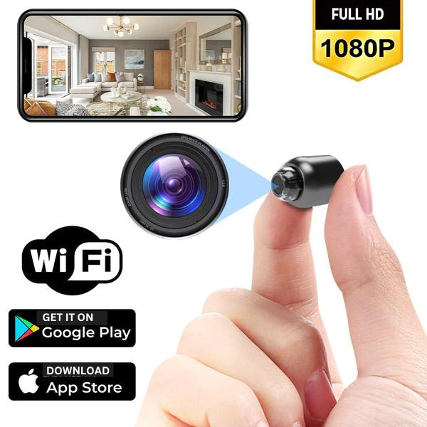 Compact Full HD Wireless Security Camera with Night Vision and 72-Hour Battery Life for Home Security Monitoring 1