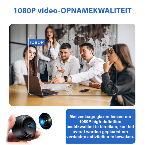 Compact Full HD Wireless Security Camera with Night Vision and 72-Hour Battery Life for Home Security Monitoring 4