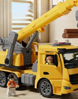 Construction Crane Truck Toy with Lights and Sounds – Educational Play Vehicle for Kids 4