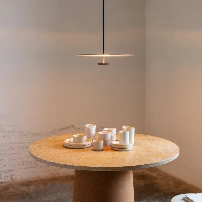 Contemporary Arc Ceiling Lamp – Elegant Ring Design Ceiling Light Fixture for Dining Room and Modern Home Decor 1