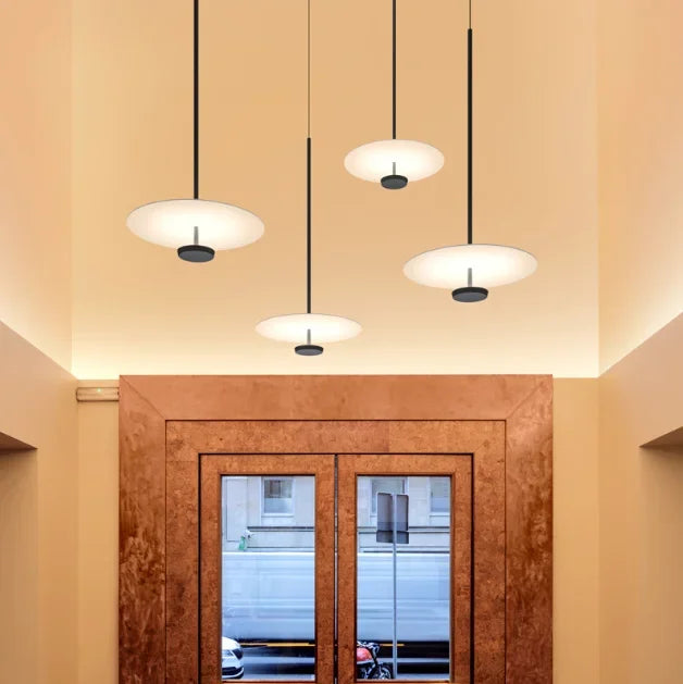 Contemporary Arc Ceiling Lamp – Elegant Ring Design Ceiling Light Fixture for Dining Room and Modern Home Decor 2