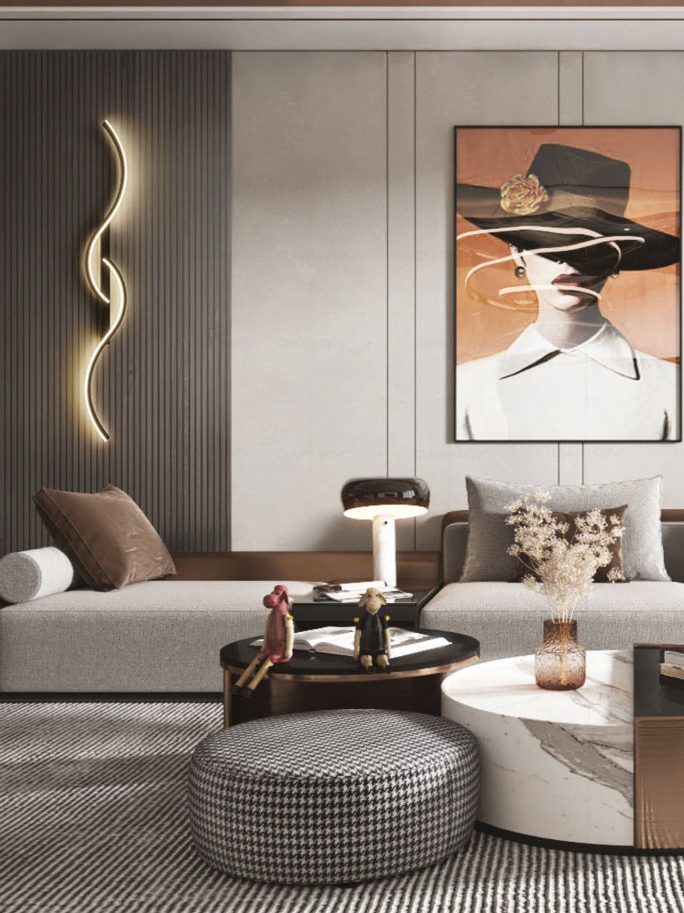 Contemporary LED Wall Light Sconce – Artistic Design for Hallway, Bathroom, Bedroom, Living Room – Durable and Versatile Lighting 8