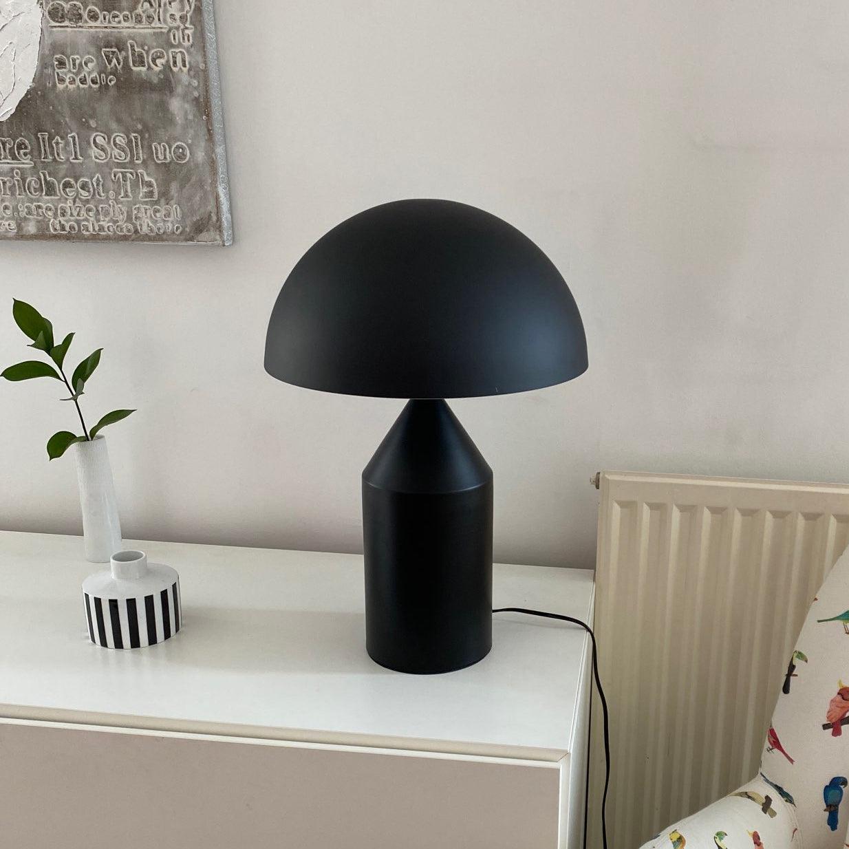 Contemporary Metallic Table Lamp for Living Room, Bedside or Desk – Warm Ambient Lighting, Elegant Design 11