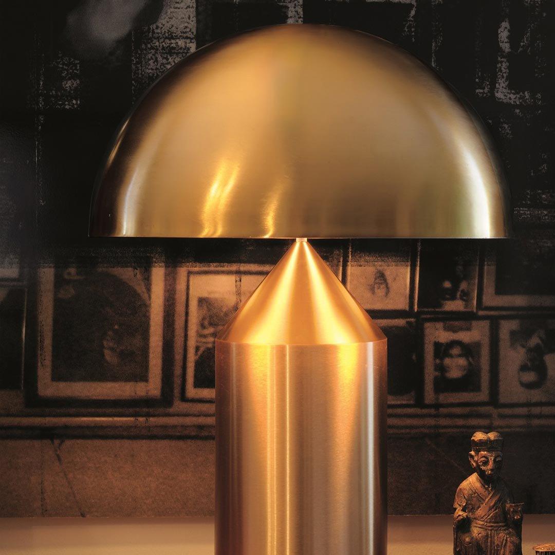 Contemporary Metallic Table Lamp for Living Room, Bedside or Desk – Warm Ambient Lighting, Elegant Design 8