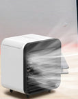Coolivio Mini Aircooler | Portable 3-in-1 USB fan with air humidification & cooling function | 3 levels | 2500mAh battery | For office, travel & at home 5