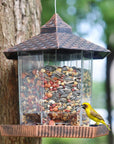 CopperNest | Elegant Durable Hanging Bird Feeder with Clear Seed Container 1