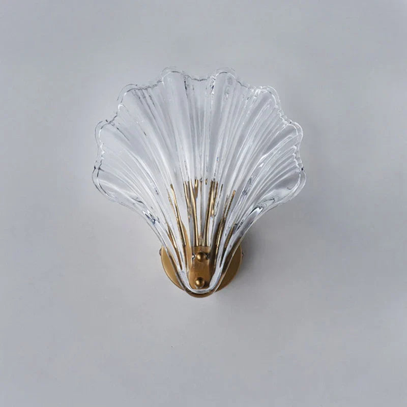 CoralGlow – Shell-Shaped Glass Wall Lamp 5