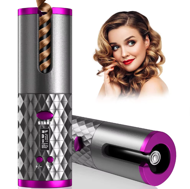 Cordless Hair Curler with Ceramic Barrel 0
