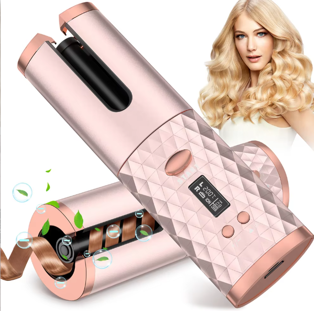 Cordless Hair Curler with Ceramic Barrel 1