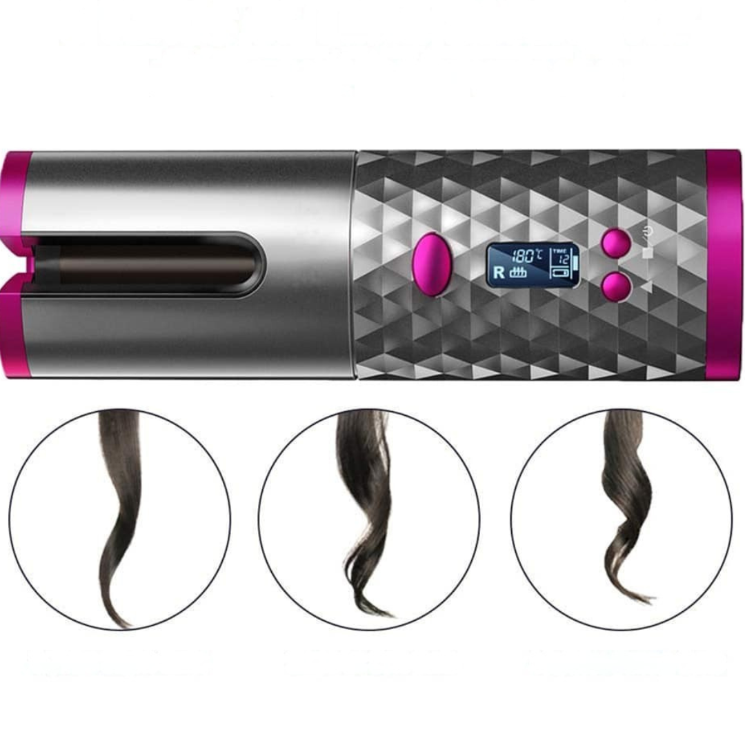 Cordless Hair Curler with Ceramic Barrel 8