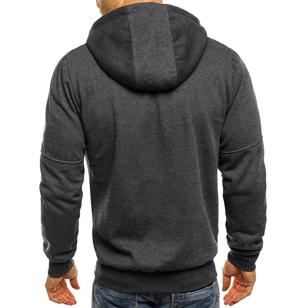 CoreFlex | Stylish Comfortable Slim Fit Men's Hoodie with Zipper 2