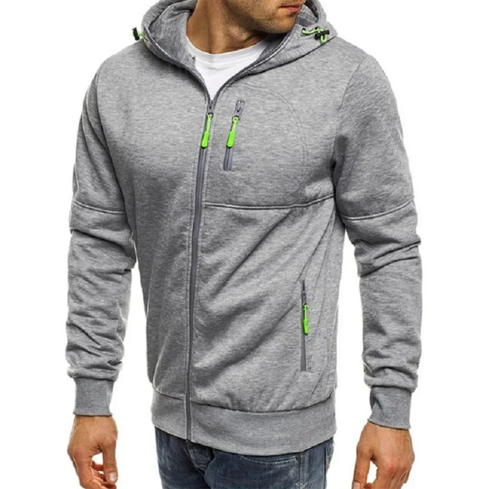CoreFlex | Stylish Comfortable Slim Fit Men's Hoodie with Zipper 3