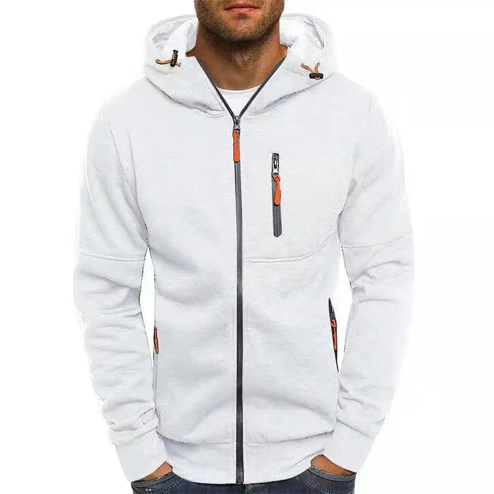 CoreFlex | Stylish Comfortable Slim Fit Men's Hoodie with Zipper 5