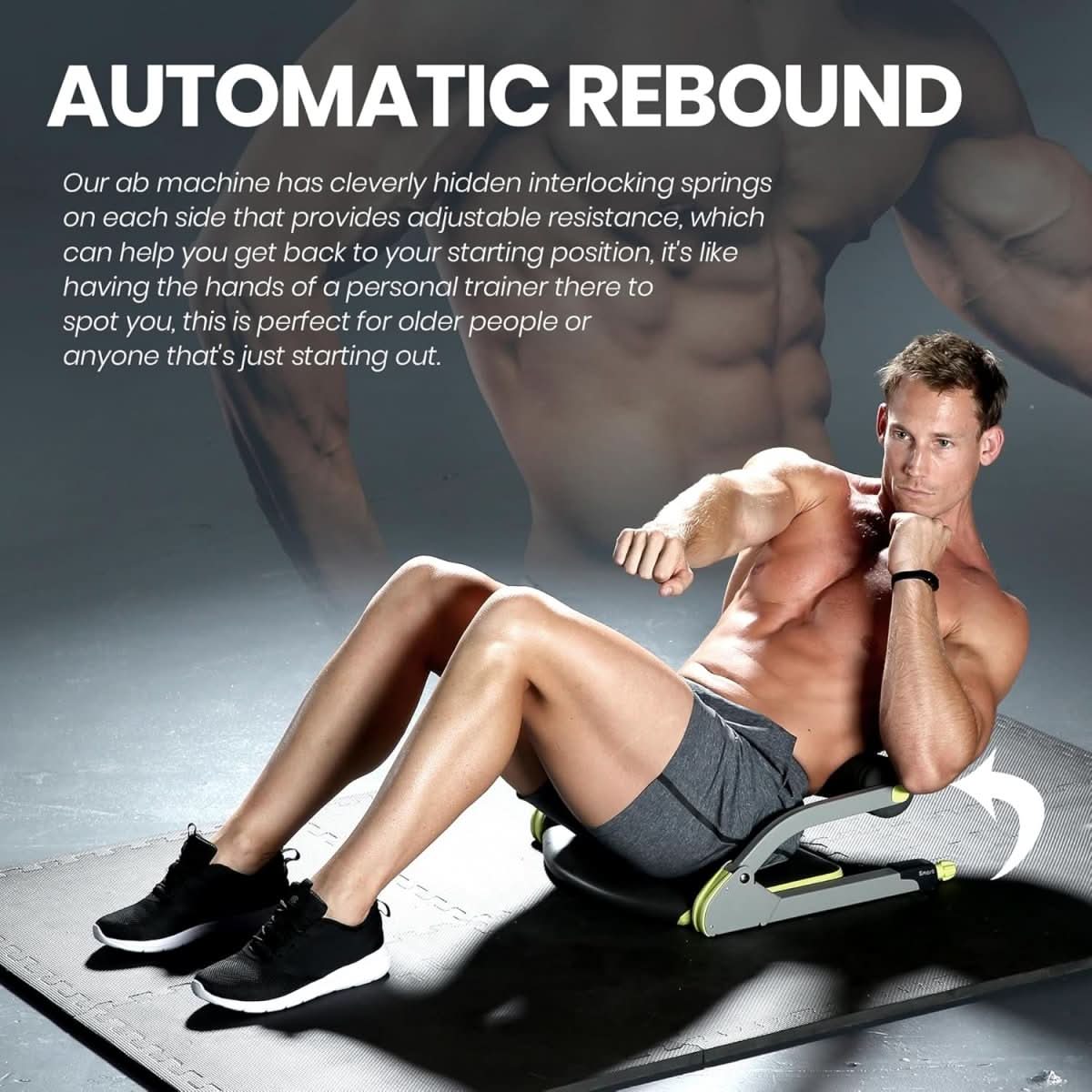 CoreMax | Compact Ab Crunch Trainer for Intense Abdominal Muscle Training 4