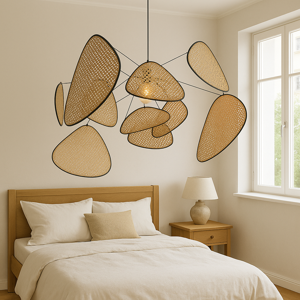 Corinthia | Modern Minimalist Rattan Pendant Lamp 0