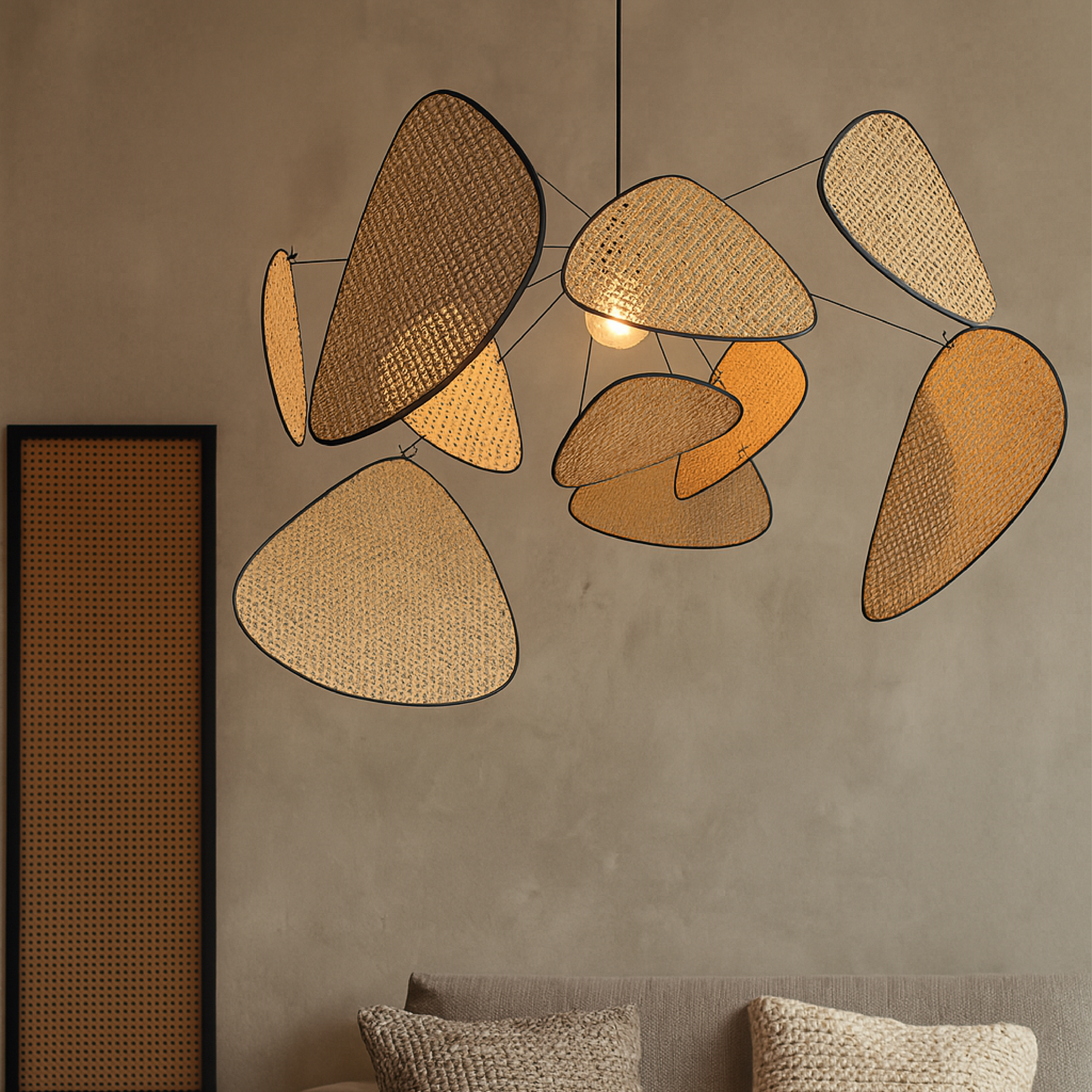 Corinthia | Modern Minimalist Rattan Pendant Lamp 4
