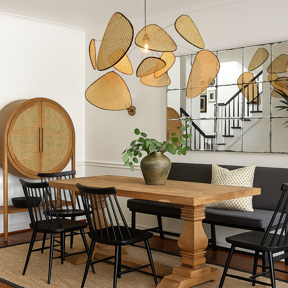 Corinthia | Modern Minimalist Rattan Pendant Lamp 6