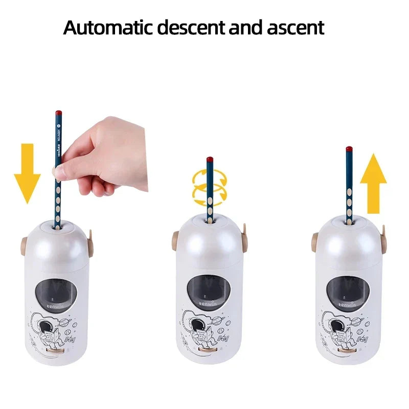 CosmoEdge | Electric Astronaut Pencil Sharpener with Auto Stop Function 1