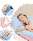 CottonCloud | Ergonomic Organic Cotton Pregnancy Pillow for Neck Pain Relief 5