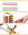 CountiStix | Colorful Engaging Montessori Counting Rods Set 6