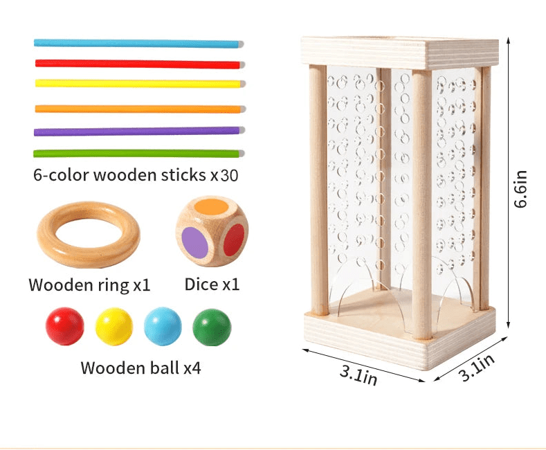 CountiStix | Colorful Engaging Montessori Counting Rods Set 8