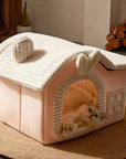 CozyCave | Soft Indoor Cat Bed with Enclosed House Design 3
