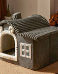 CozyCave | Soft Indoor Cat Bed with Enclosed House Design 5