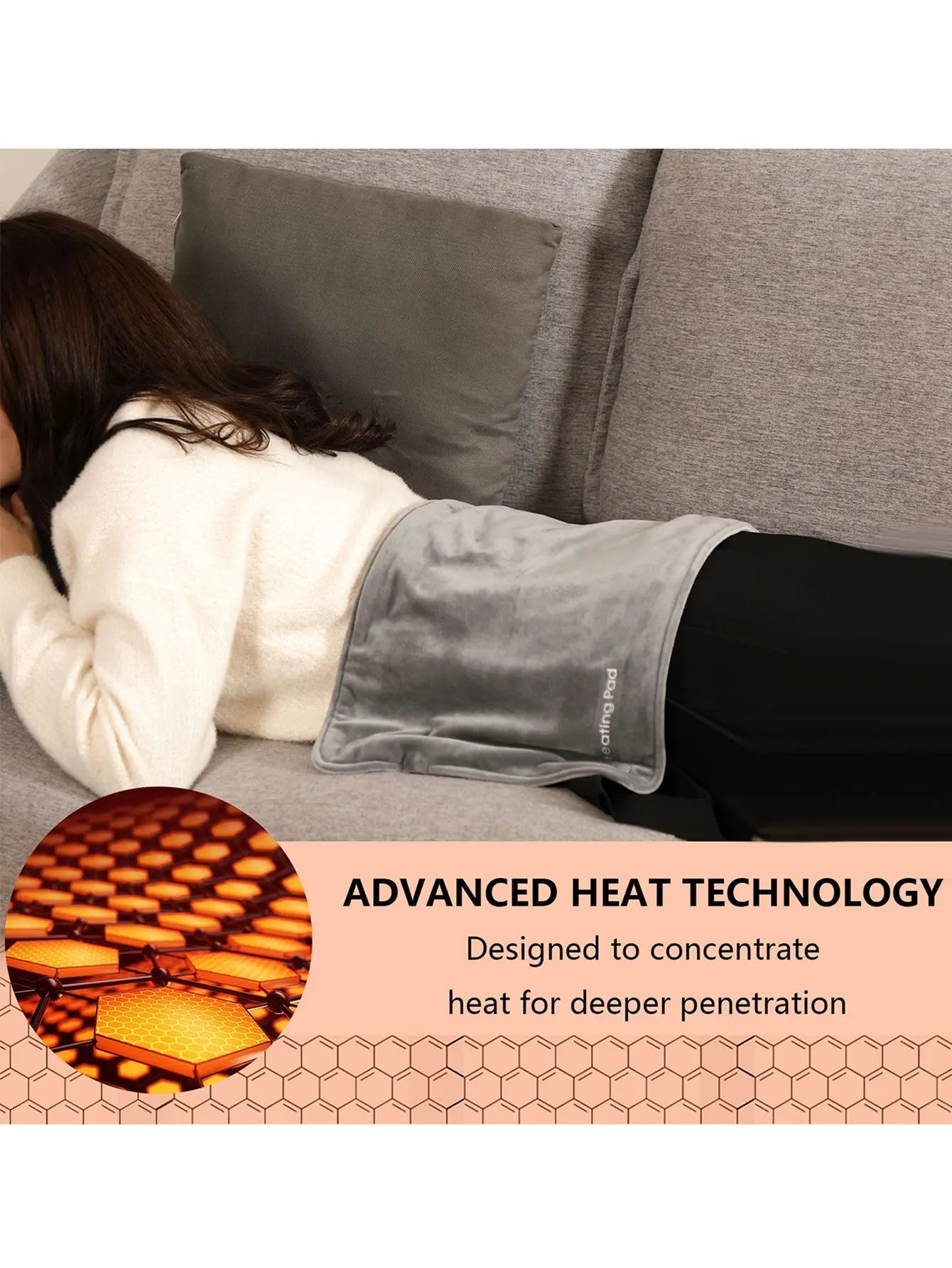 CozyCloud | Portable Soft Mini Heated Blanket for Travel Comfort 4