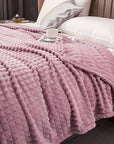 CozyCoral | Ultra-Soft Elegant Plaid Blanket for Ultimate Comfort 13