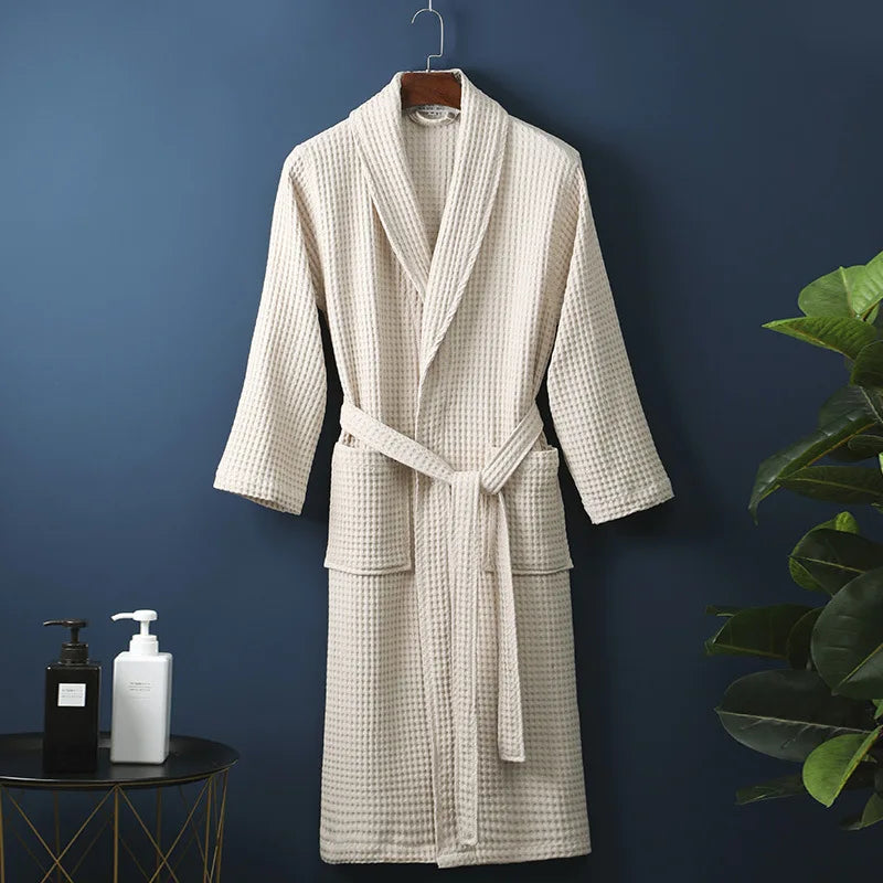CozyCotton | Luxurious Soft Breathable Cotton Bathrobe for Men and Women 4