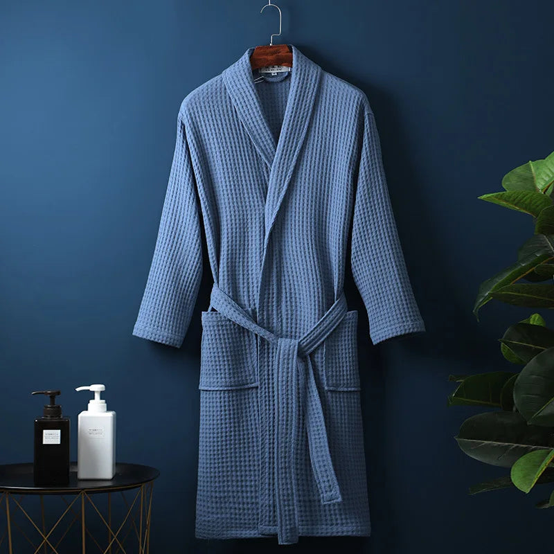 CozyCotton | Luxurious Soft Breathable Cotton Bathrobe for Men and Women 7