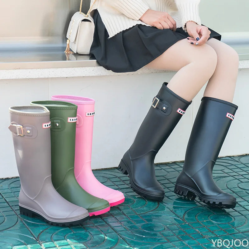 CozyShield | Stylish Durable Waterproof Rubber Rain Boots for Women 2