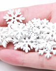 CraftyWinter | White Wooden Snowflakes 2