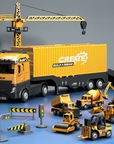CreaTrek | Engaging Interactive Construction Toy Crane Truck Playset 0