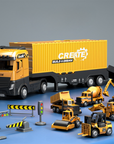 CreaTrek | Engaging Interactive Construction Toy Crane Truck Playset 3