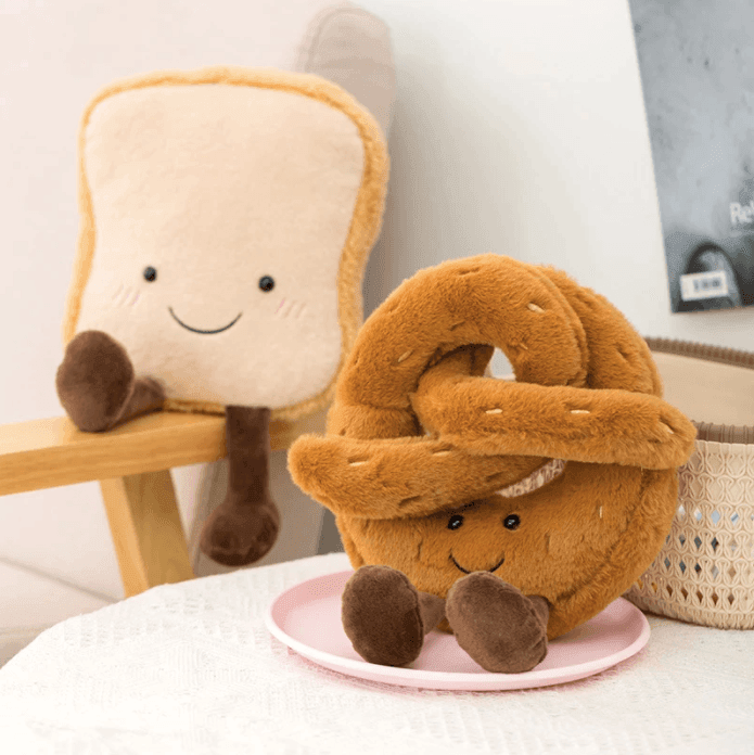 CroissantCuddle | Adorable Soft Plush Toy Pretzel Bread Companion 1