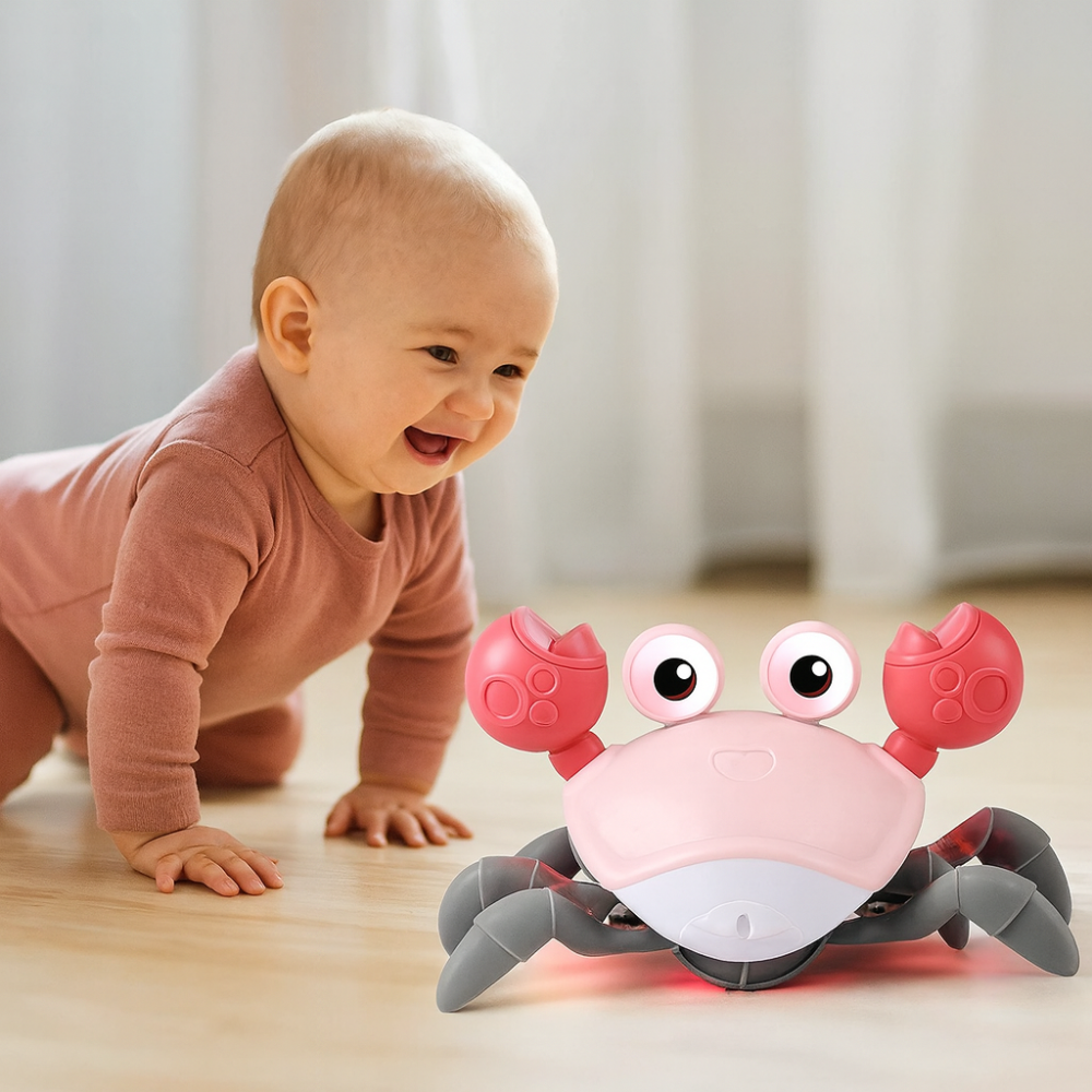 CrustaceanJoy | Engaging Interactive Crawling Crab Baby Toy with Music Lights 10