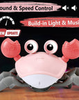 CrustaceanJoy | Engaging Interactive Crawling Crab Baby Toy with Music Lights 3