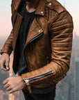 Cruz | Sturdy Autumn Biker Jacket for Men with Iconic Moto Details 2