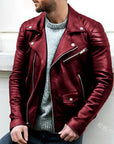 Cruz | Sturdy Autumn Biker Jacket for Men with Iconic Moto Details 3