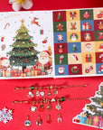 CrystalJoy | Festive Colorful Children's Christmas Countdown Bracelet 3