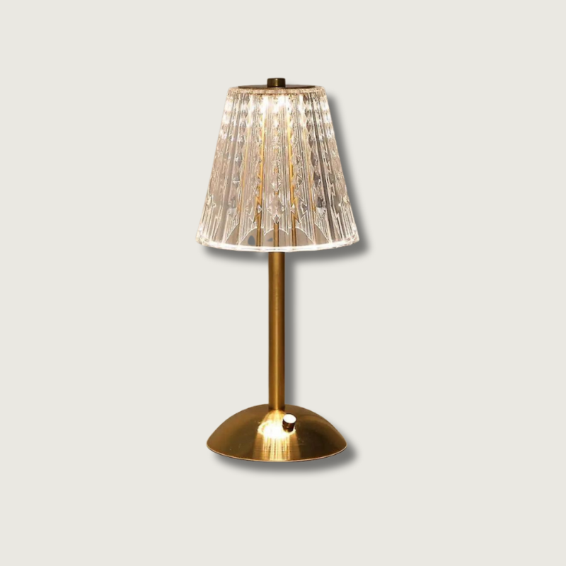 CrystalLuxe - Vintage Table Lamp with Elegant Shine 1